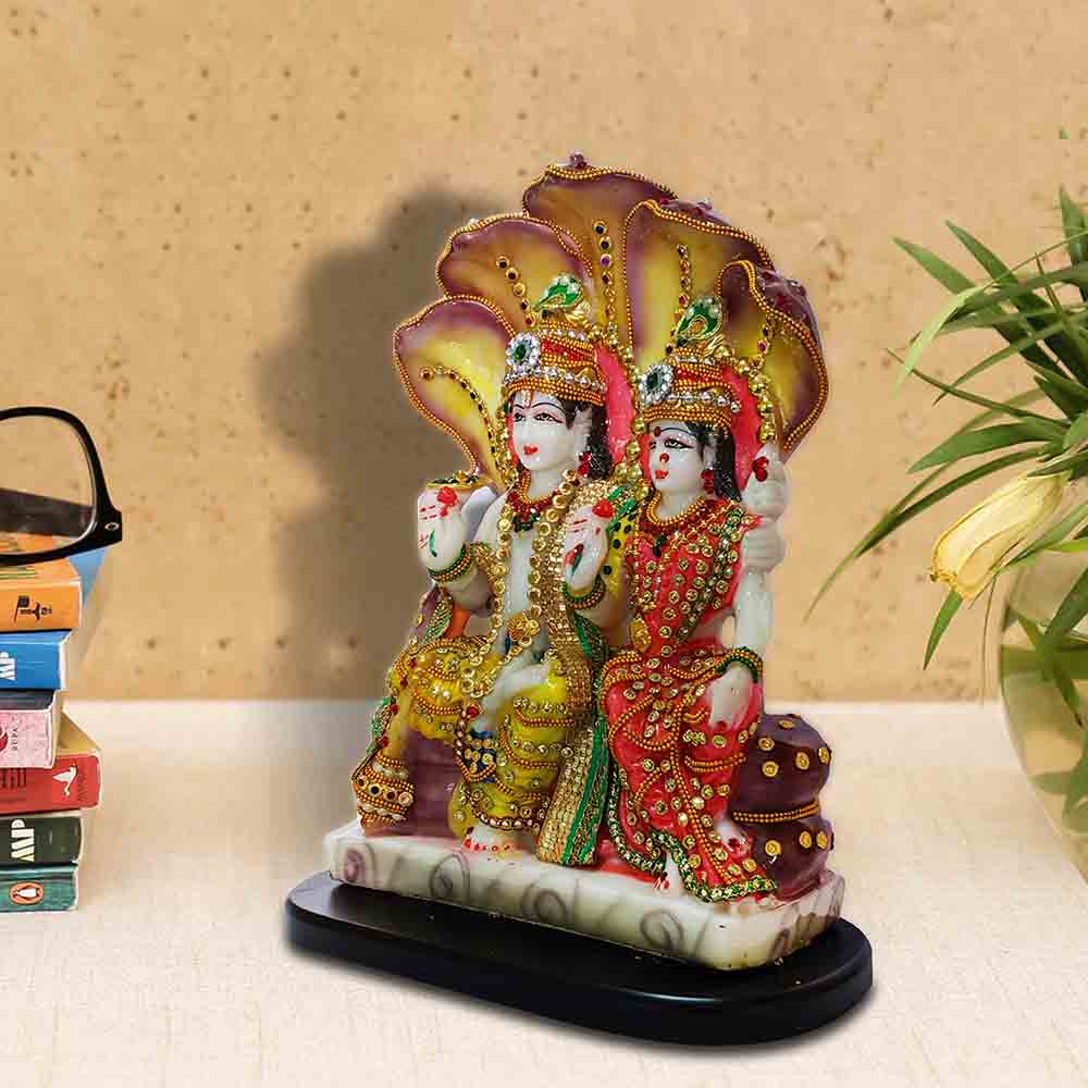 Lord Vishnu Lakshmi Idol